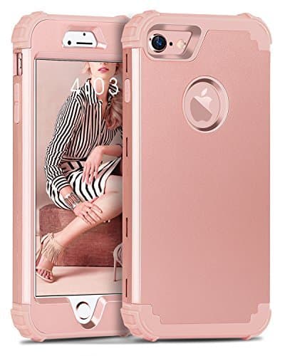 Product BENTOBEN iPhone 7 Funda, iPhone 8 Funda, 3 en 1 Carcasa Combinada