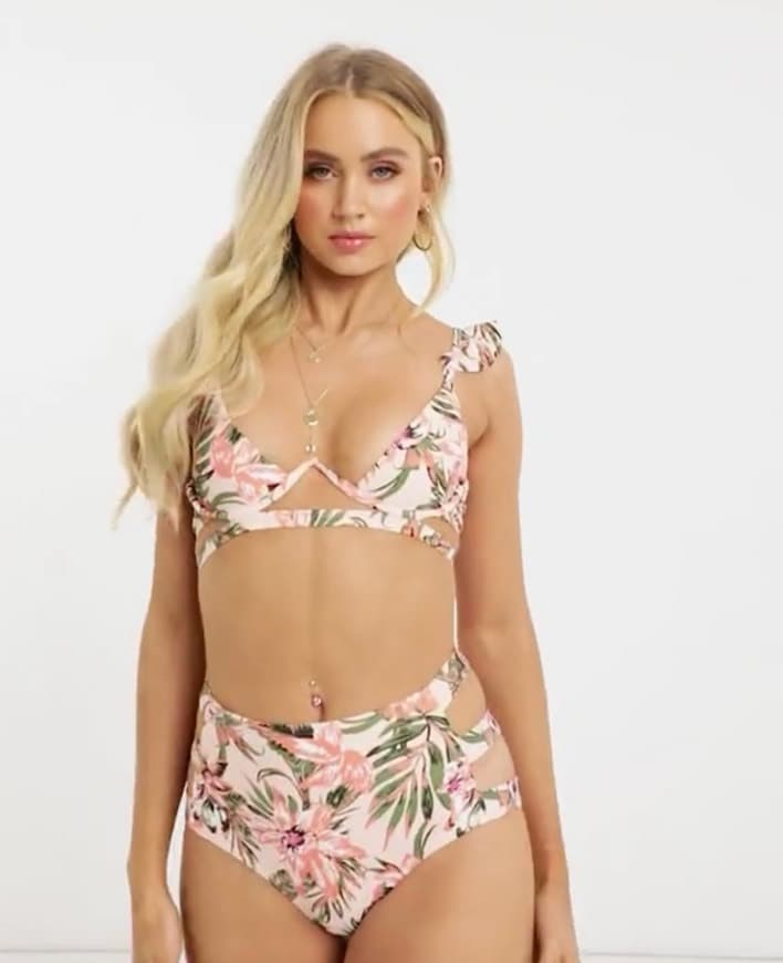 Producto Boohoo bikini floral print