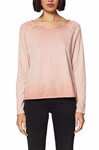 Producto edc by Esprit 029CC1K003 Camiseta de Manga Larga, Rosa