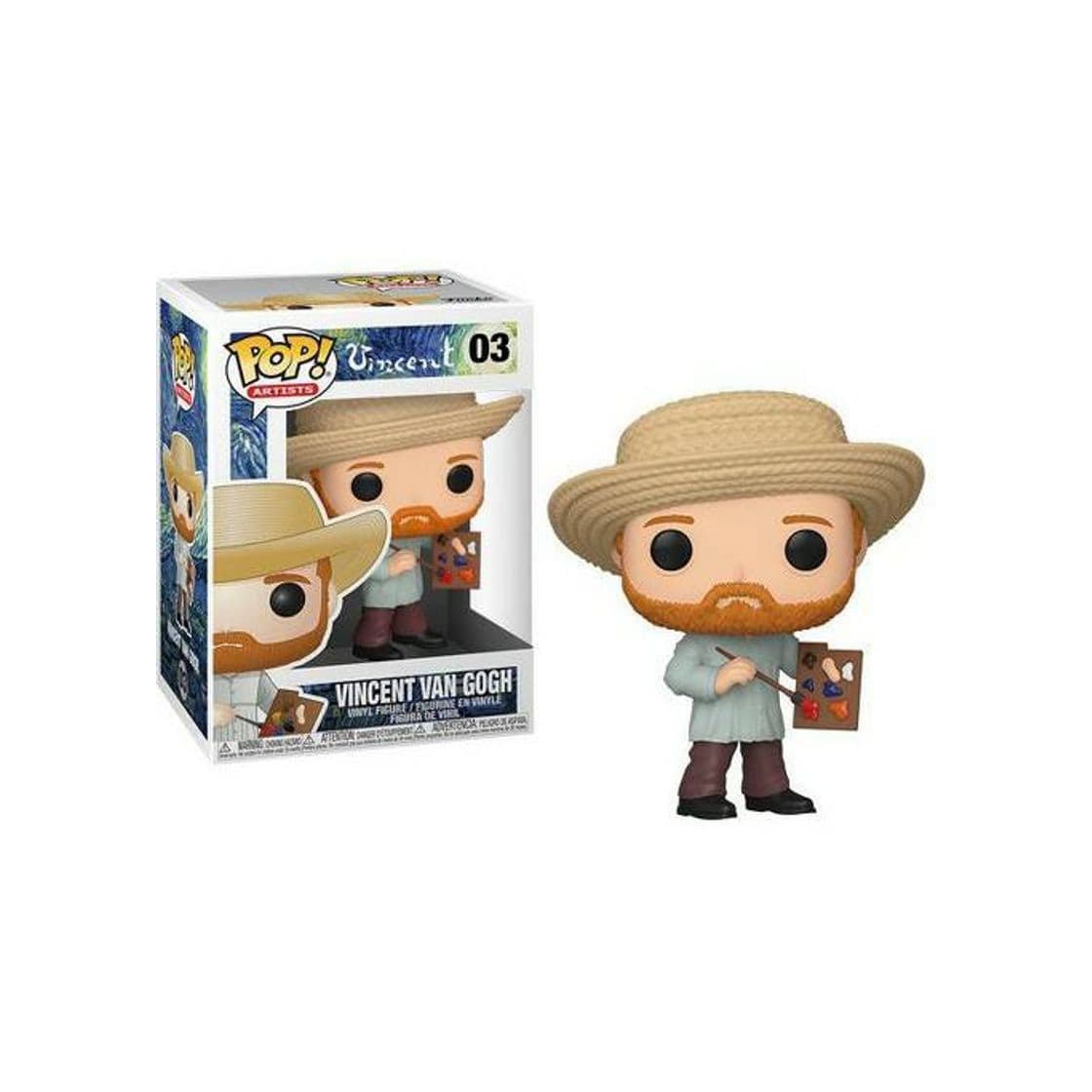 Juego Funko- Pop Artists: Vincent Van Gogh Collectible Toy, Multicolor