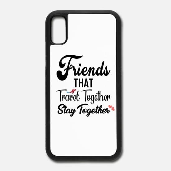 Producto iPhone X Case Friends That Travel Together Stay Together