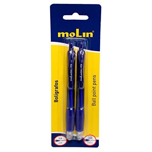 Place Molin Pack de 2 bolígrafos Azules 1 mm