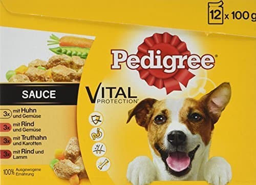 Producto PEDIGREE Vital Protection - Comida húmeda para Perros, con Pollo, Vacuno y