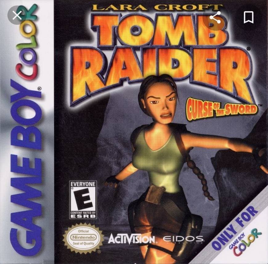 Producto Tomb Raider Curse Of The Sword