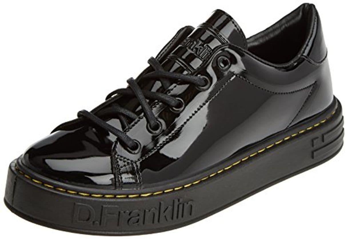 Producto D. Franklin Gumme Patent Black, Zapatillas para Mujer, Negro