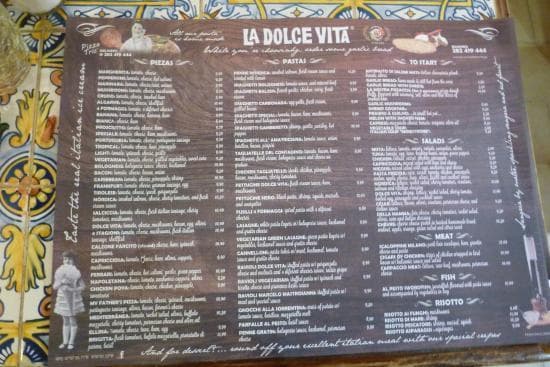 Restaurantes Pizzeria La Dolce Vita