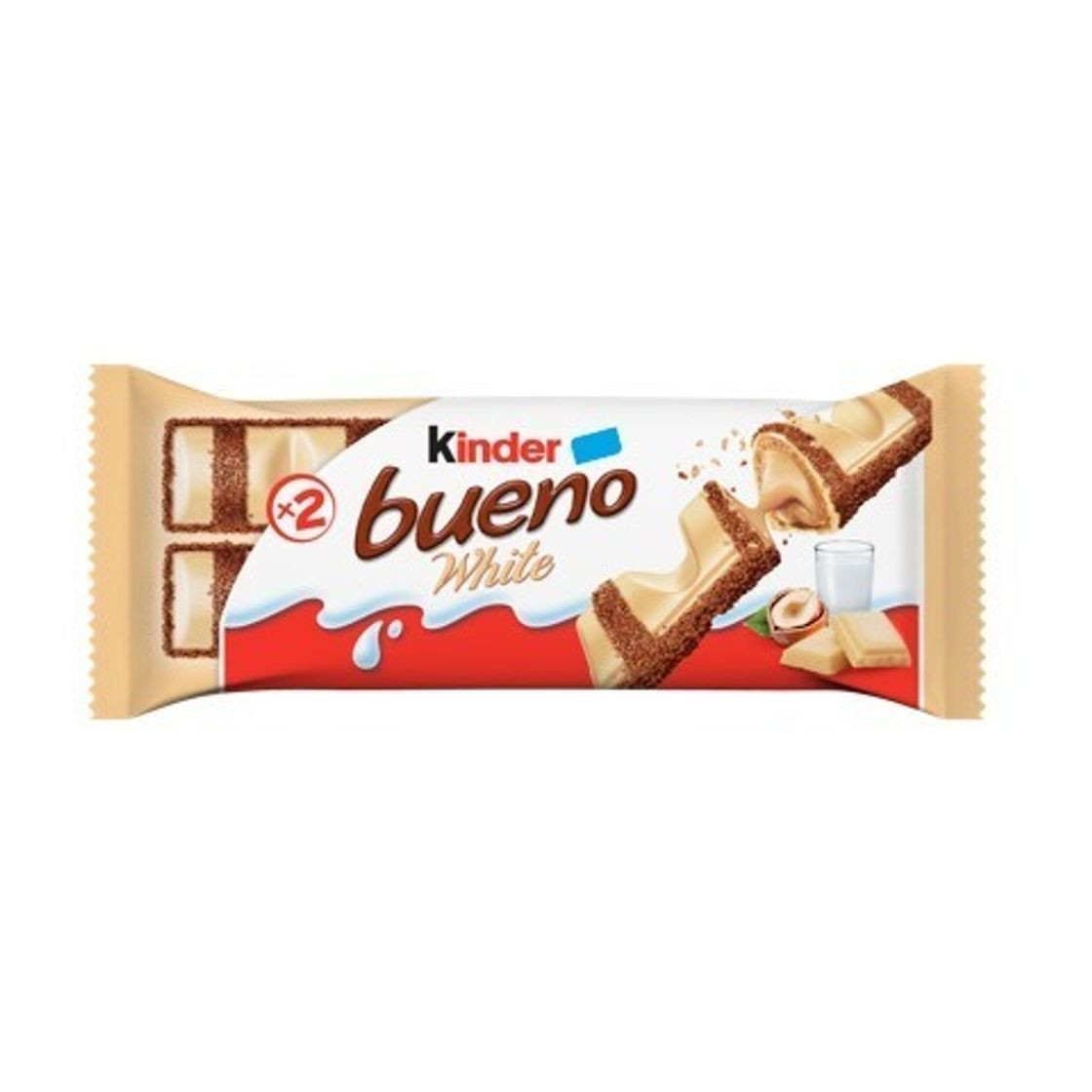 Producto KINDER BUENO BLANCO 2 BARRITAS 43 GR