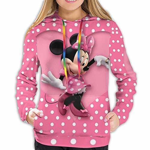 Product Sudadera con capucha Angela R Mathews Mickey Mouse Minnie con estampado 3D