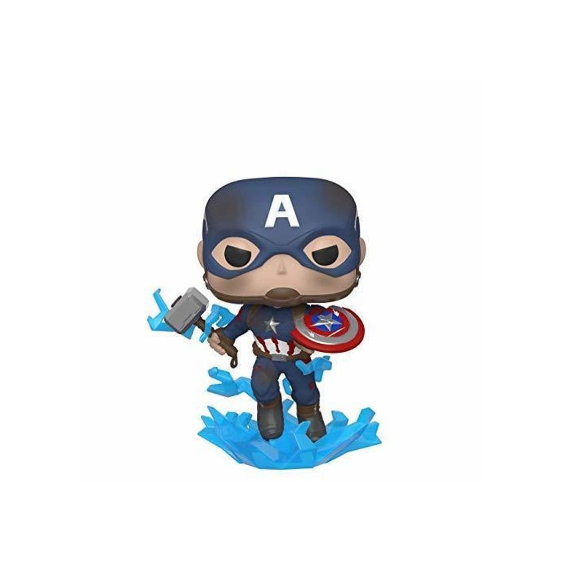 Juego Funko- Pop Marvel: Endgame-Captain America w/BrokenShield & Mjolnir Capt A w/BrokenShield&Mjolnir Colctib