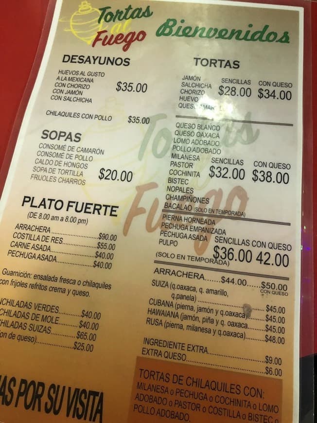 Restaurantes Tortas Al Fuego