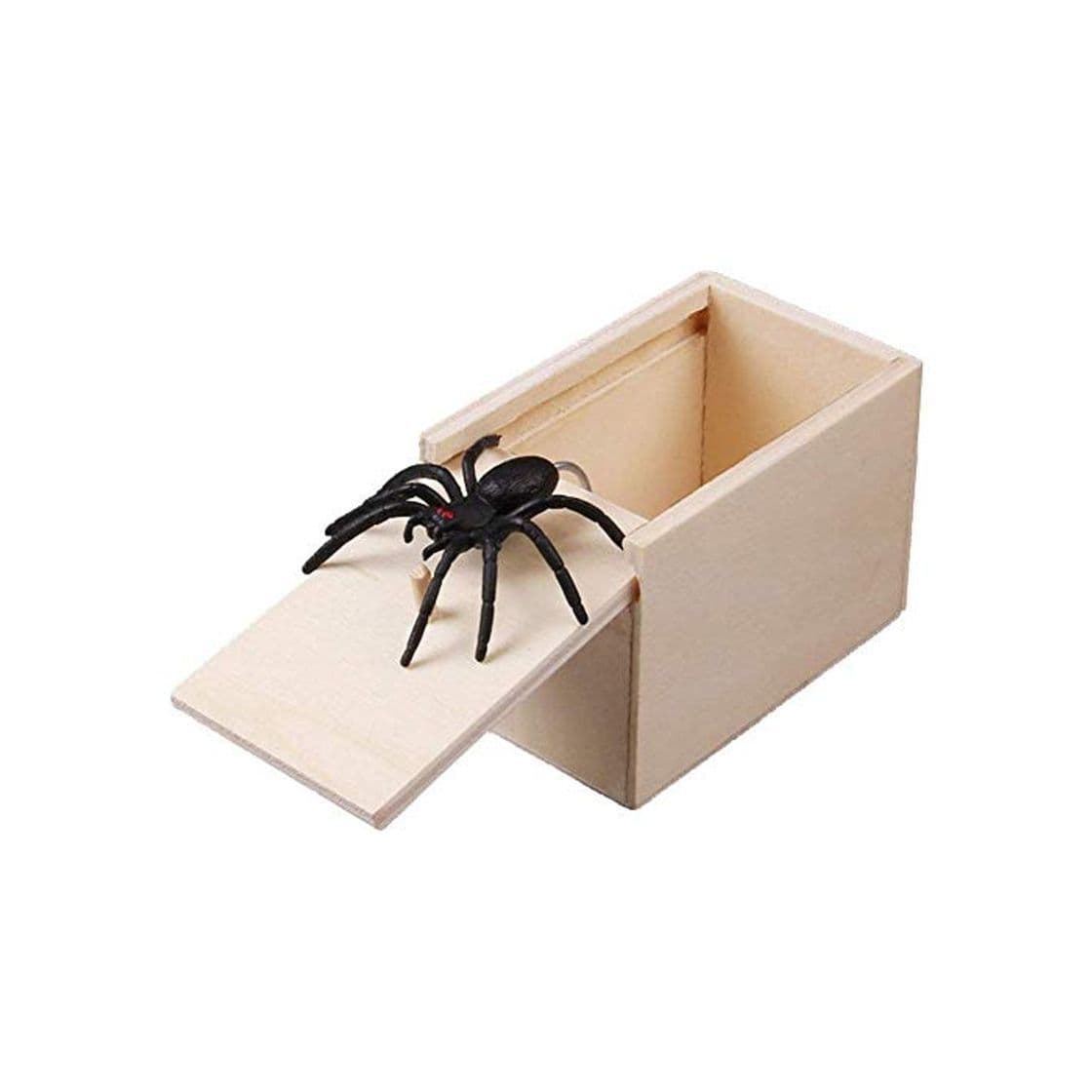 Producto Klinkamz 1 Unids Broma De Madera Araña Asustar Caja Caja Broma Realista