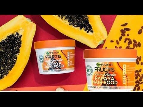 Belleza Garnier FRUCTIS HAIR FOOD papaya mascarilla reparadora 390 ml