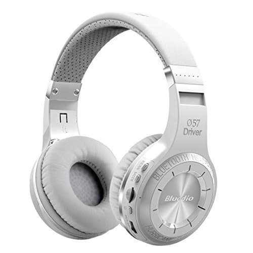 Lugar Bluedio H+ Auriculares inalámbrico estéreo Bluetooth4.1 con mp3 y Radio(Blanco)