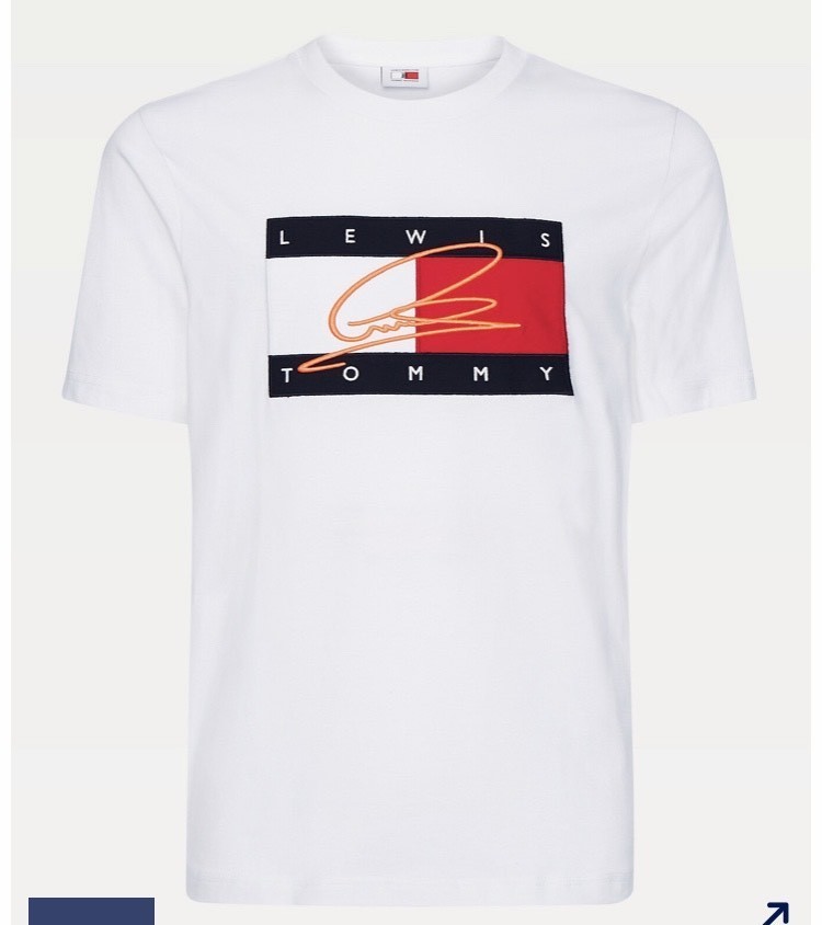 Product LEWIS HAMILTON SIGNATURE LOGO T-SHIRT