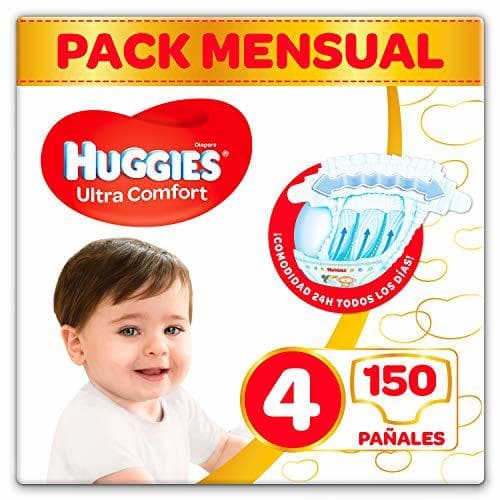 Beauty Huggies Ultra Comfort Pañales Talla 4