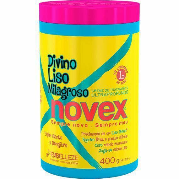 Moda Creme de Tratamento Novex Divino Liso Milagroso - Embelleze