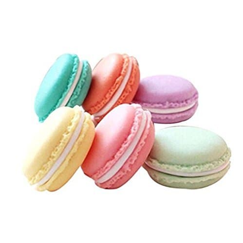 Lugar Vikenner 6 Pcs Mini Macaron Jewelry Storage Box Pill Organizer Storage SD