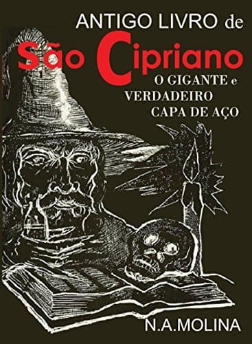 Book Antigo livro de São Cipriano, o gigante e verdadeiro Capa de Aço