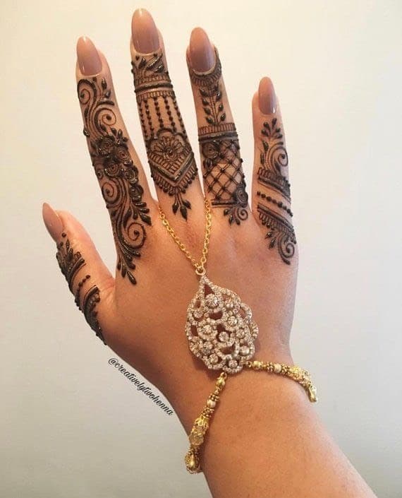 Fashion $45
Gold Bridal hand chain , slave bracelet , Bollywood wris