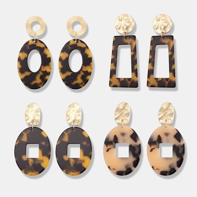 Fashion Shineland 2019 Trendy Jewelry Leopard earrings for Women Res