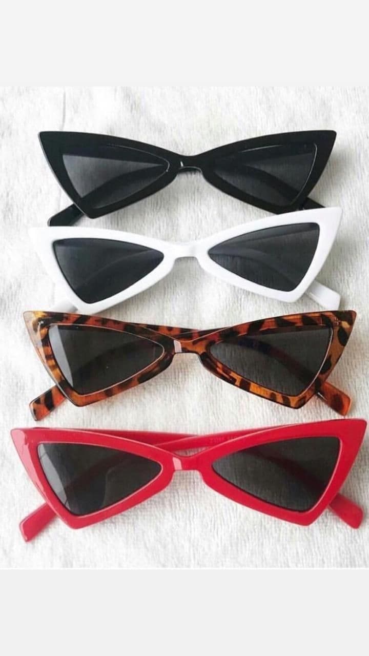 Fashion Oculos de sol retro gatinho vintage anos 70 80 | Óculos de sol retro