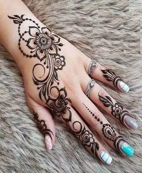 Fashion mehndi designs arabic simple and easy mehndi designs with le