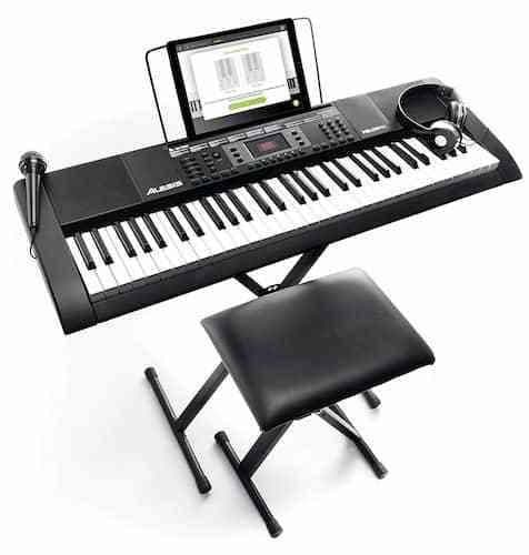 Electrónica Yamaha NP-12 Piaggero - Teclado digital portátil sencillo y elegante con 61