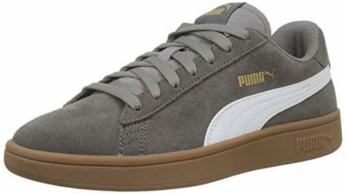 Moda Puma Smash v2 Zapatillas Unisex adulto, Gris