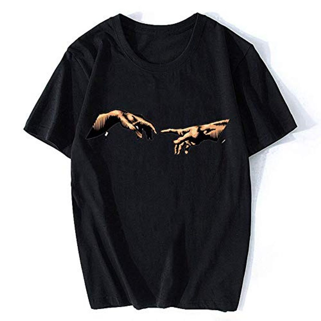 Product Michelangelo Hands Camiseta T Shirt Ulzzang Vintage Mujer-Men Aesthetic Tshirt 90s T-Shirt