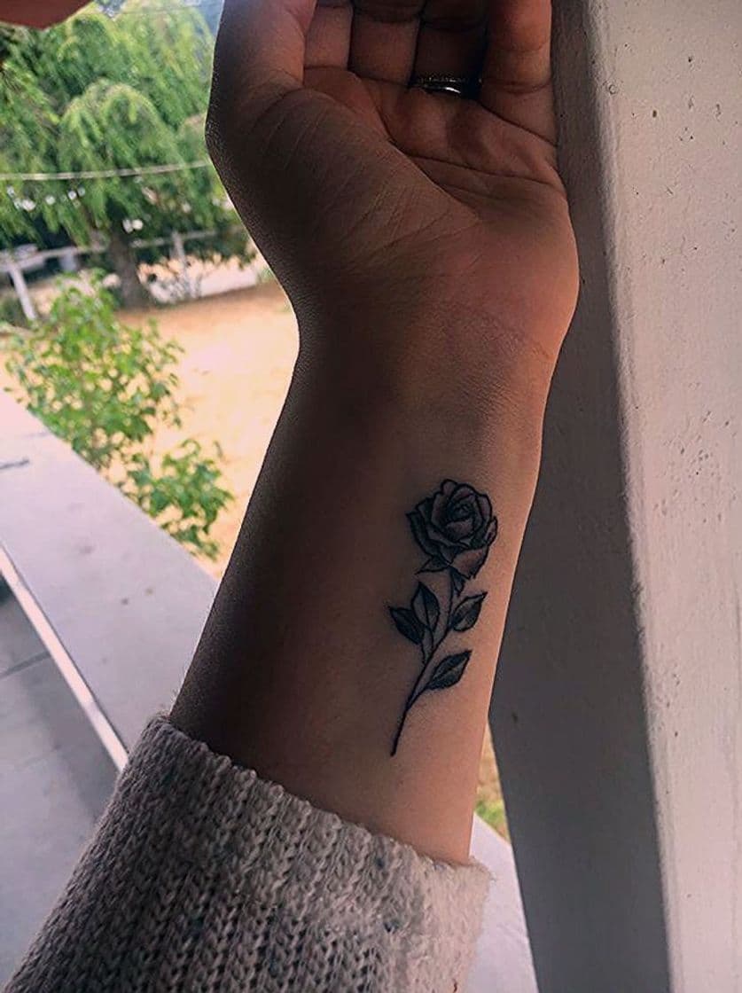 Moda Tatto de rosas