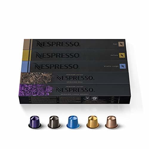 Product 50 NESPRESSO CAPSULAS DE CAFÉ (10 x VOLLUTO, 10 x ROMA, 10 x COSI, 10 x VIVALTO LUNGO