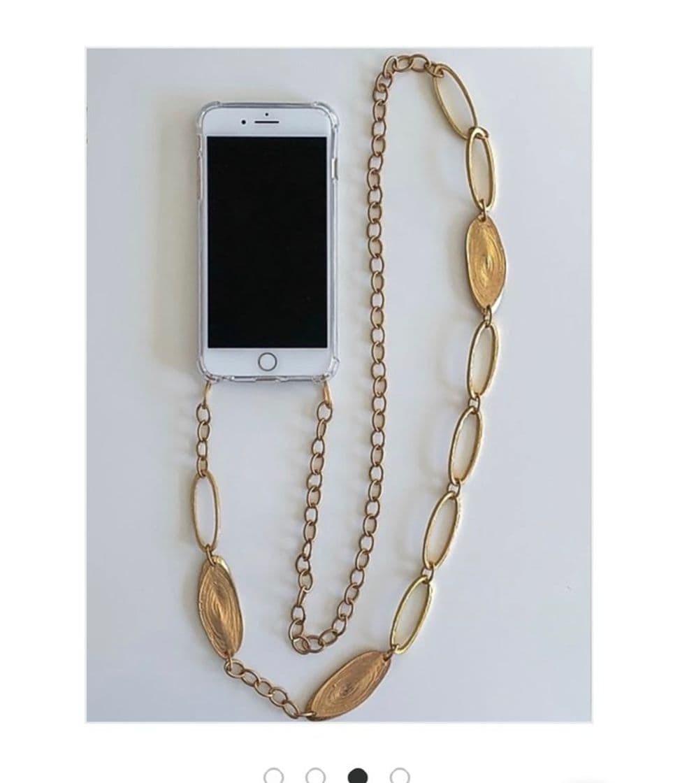 Fashion Funda collar dorado