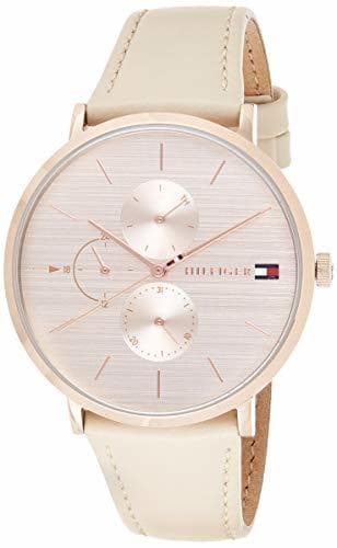 Product Tommy Hilfiger Reloj Multiesfera para Mujer de Cuarzo con Correa en Cuero