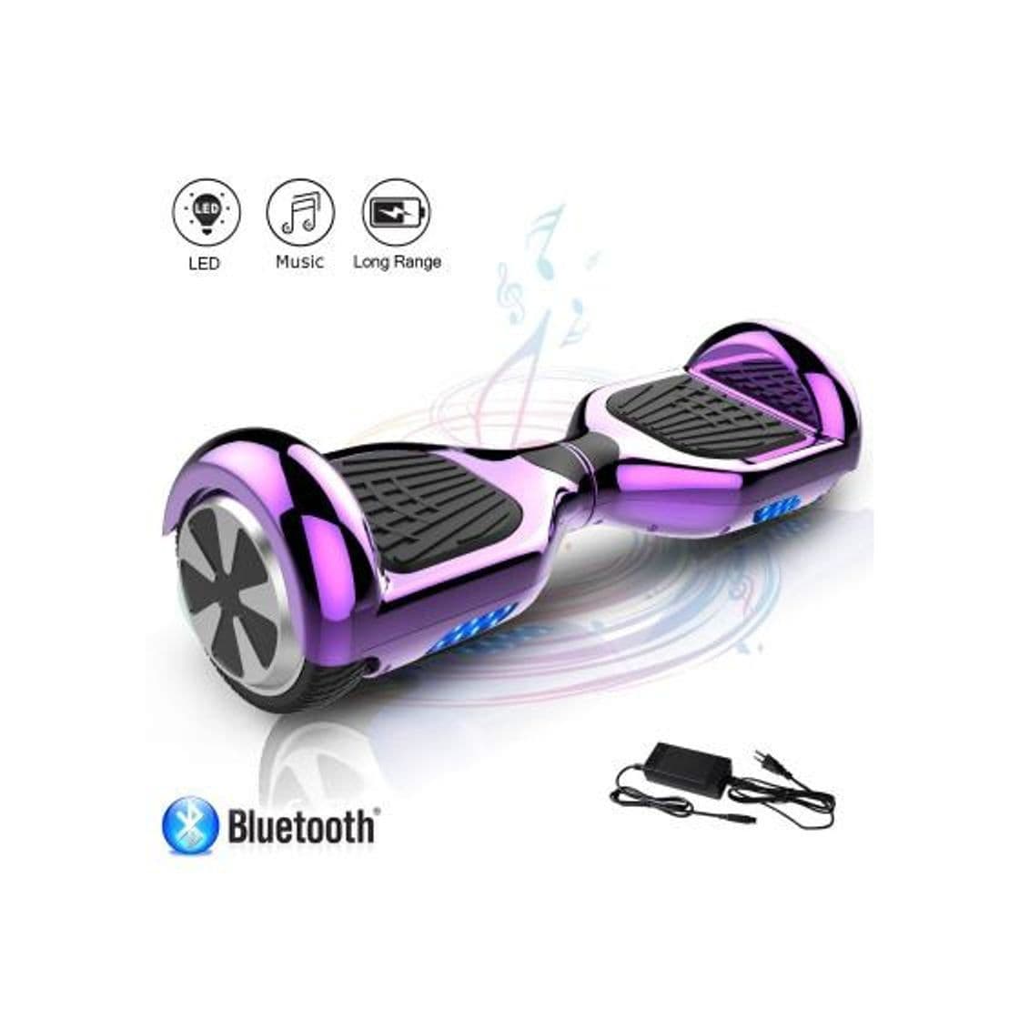 Fitness IOCHIC Patinete Eléctrico con Bluetooth