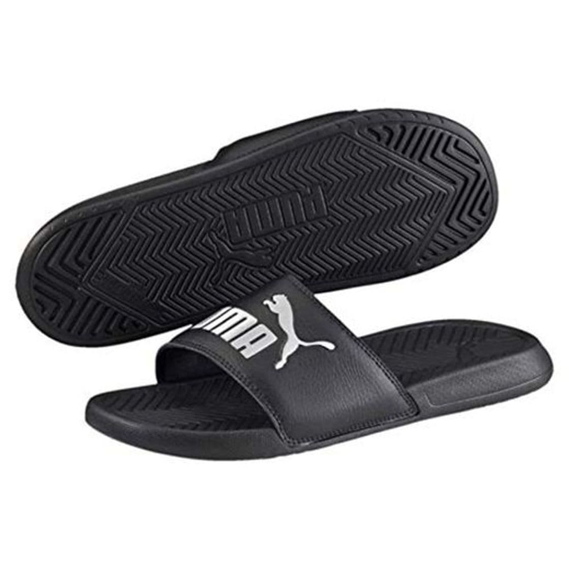 Product Puma Popcat Sandals, Chanclas de Playa y Piscina Unisex Adulto, Negro