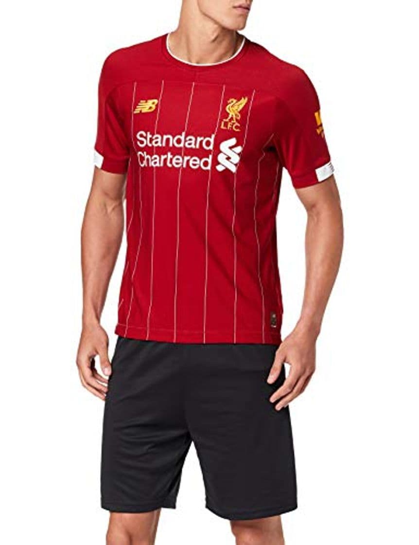 Product New Balance Liverpool FC Home SS Jersey No EPL Patch Camiseta Crew