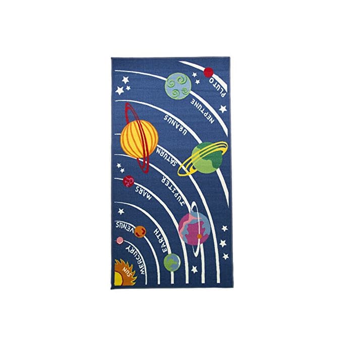 Producto Flair Rugs - Alfombra con diseño de Planetas para niños