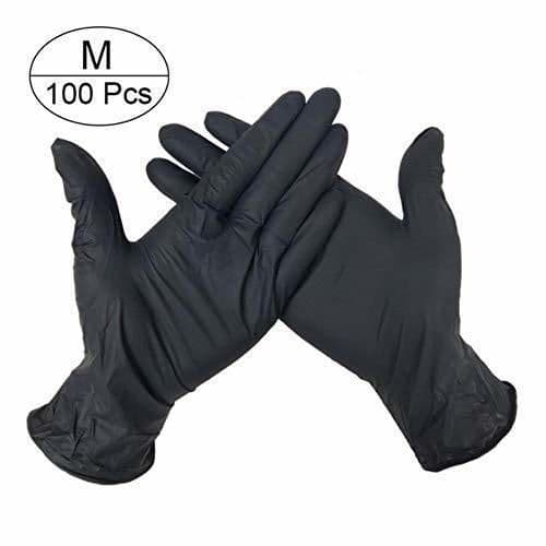 Place PONNMQ 100 PCS 3 Color Disposable Gloves Latex Dishwashing/Kitchen/Medical/Work/Rubber/Garden Gloves Universal For