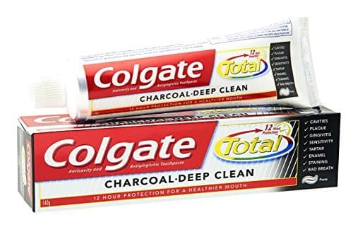 Beauty Colgate Total de carbón Pasta de dientes de limpieza profunda 120 Gramos