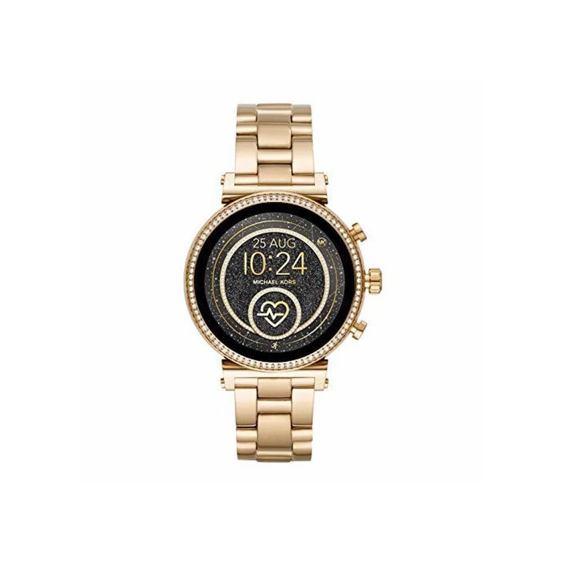 Fashion Michael Kors Reloj Analógico-Digital para Mujer Correa en Acero Inoxidable MKT5062