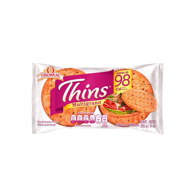 Producto Pan Thins integral