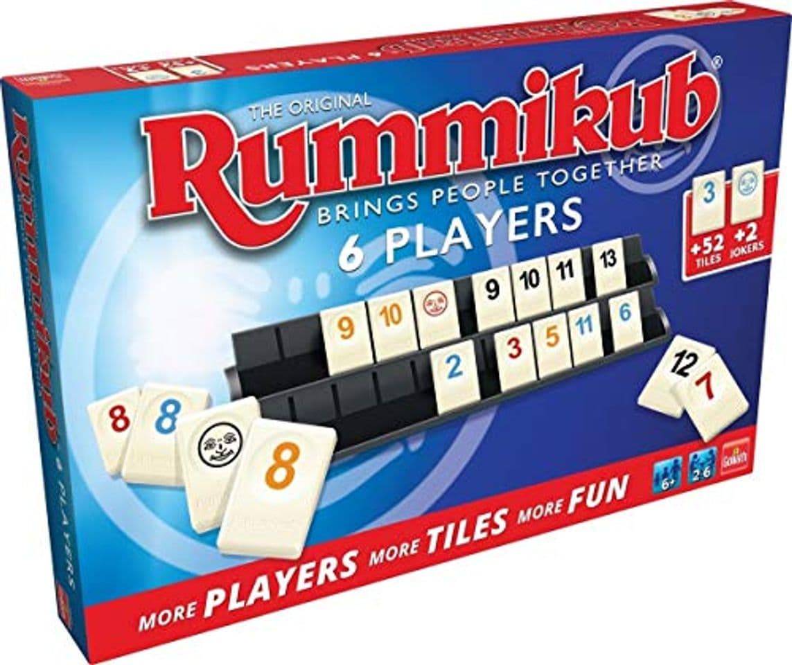 Product Rummikub Original 6 Jugadores, Multicolor