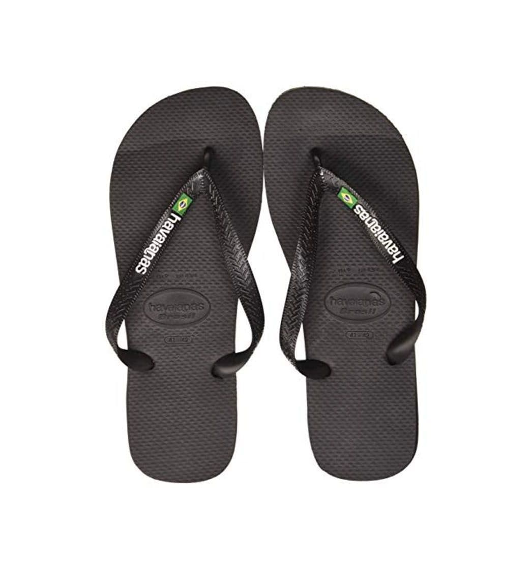 Producto Havaianas Brasil Logo, Chanclas Unisex Adulto, Negro