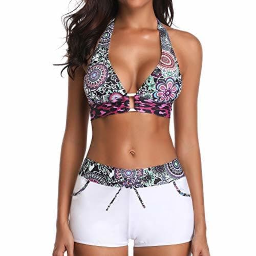 Producto Bikinis Mujer 2019 Braga Alta LANSKIRT Trajes de baño Mujeres Sexy bañadores