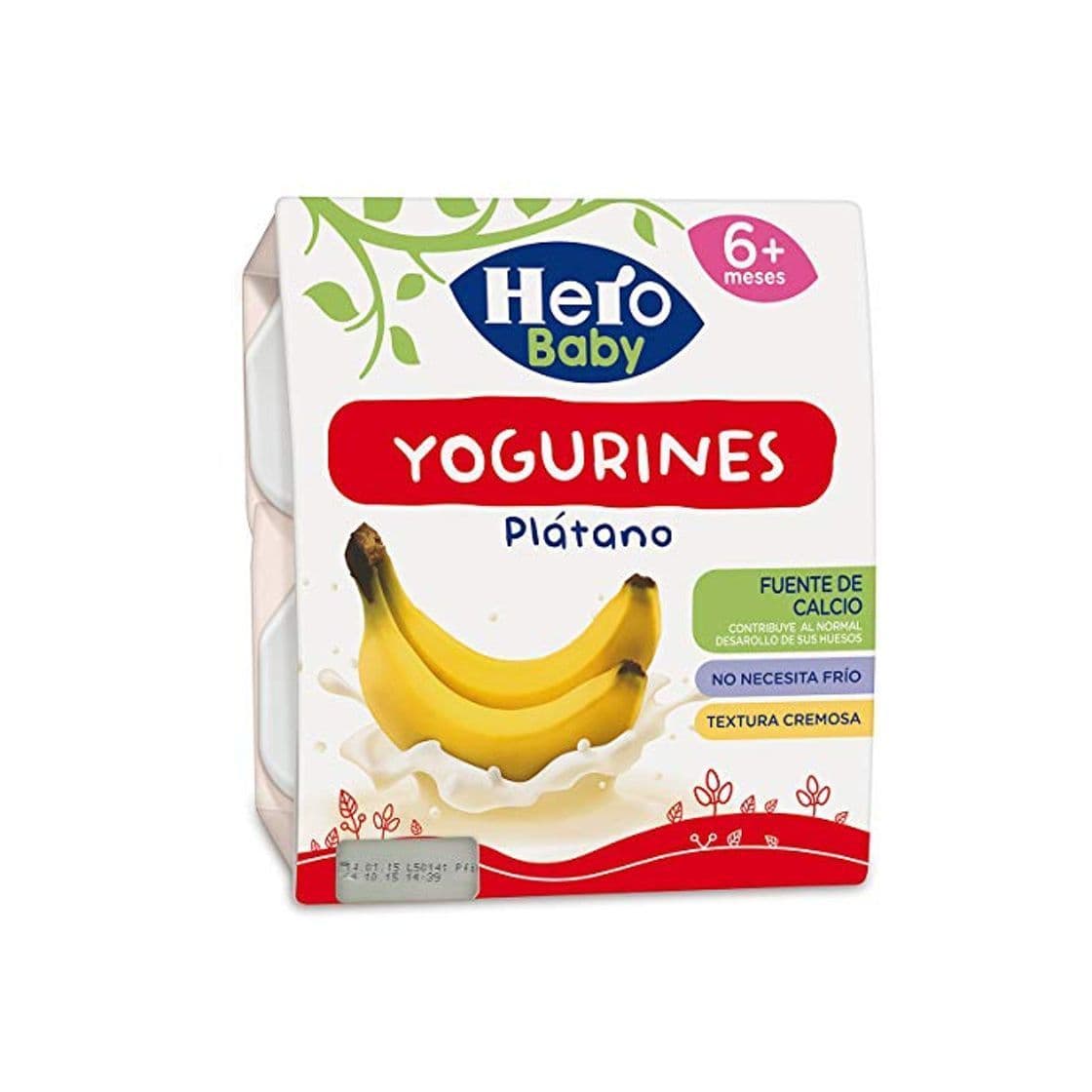 Producto Hero Baby Yogurines Tarrinas de Yogur de Plátano para Bebés a partir