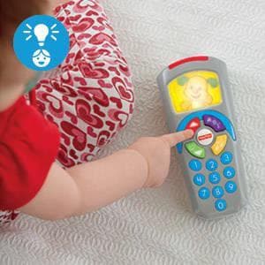 Place Fisher-Price - Mando a Distancia Perrito, Juguete Electrónico Bebé +6 Meses