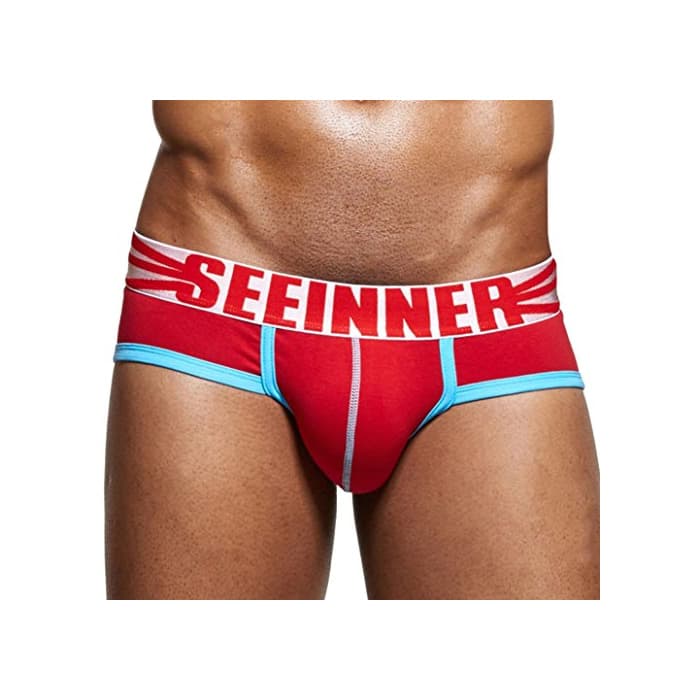 Product K-youth Slips para Hombre, Calzoncillos Hombre Slip Algodon Boxer De Hombres Sport