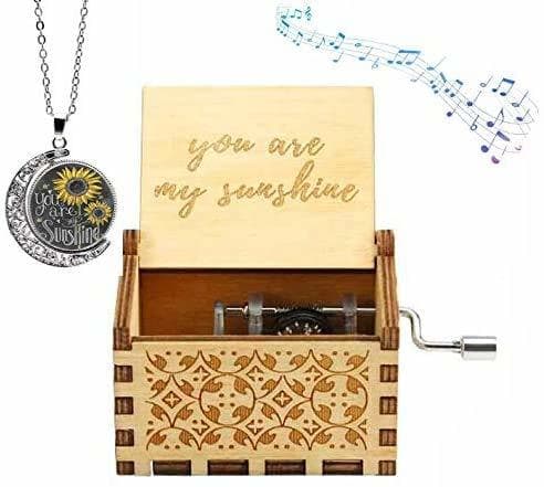 Producto Funmo You Are My Sunshine Cajas de música de Madera