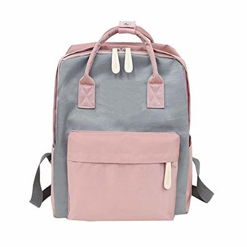 Place ALIKEEY Moda Mujer Chica Estudiantes Lienzo Bolsa De Hombro Bolsa Mochila Bolsa