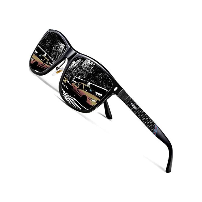 Producto ATTCL Gafas De Sol Hombre Polarizadas Retro Estructura De metal Al-Mg 7001